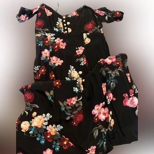 Long floral dress